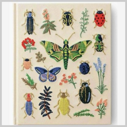Rifle Paper Curio Embroidered Fabric Sketchbook