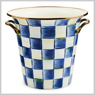 MacKenzie-Childs Royal Check Wine Cooler
