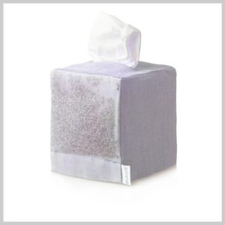 Elizabeth W. Lavender Tissue Box Cover
