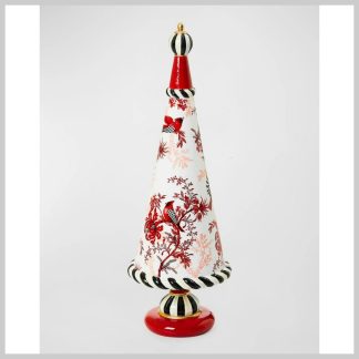 MacKenzie-Childs Holiday- Cardinal Toile Tree