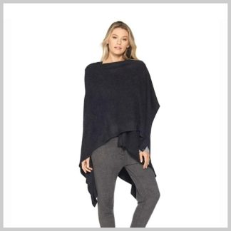 Barefoot Dreams CozyChic Weekend Wrap-Black