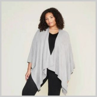 Barefoot Dreams CozyChic Weekend Wrap-Dove Gray